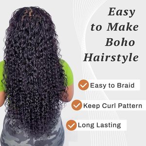 Chất lượng cao afro kinky số lượng lớn tóc tốt-người bán sâu sóng tóc số lượng lớn - Product Image 4