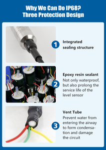 Holykell OEM HPT604 độ chính xác Cao chìm Mức Chất Lỏng Transmitter giá - Product Image 4