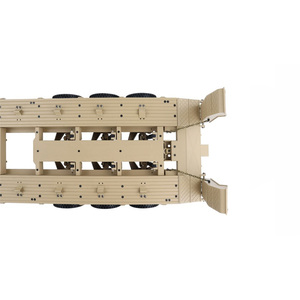 HG P806 TRASPED 1/12 כבד ציוד קרוואן למחצה DIY ערכת עבור ארה"ב M747 <span class=keywords><strong>RC</strong></span> דגם Diecast <span class=keywords><strong>6x6</strong></span> משאית צבאי למכירה