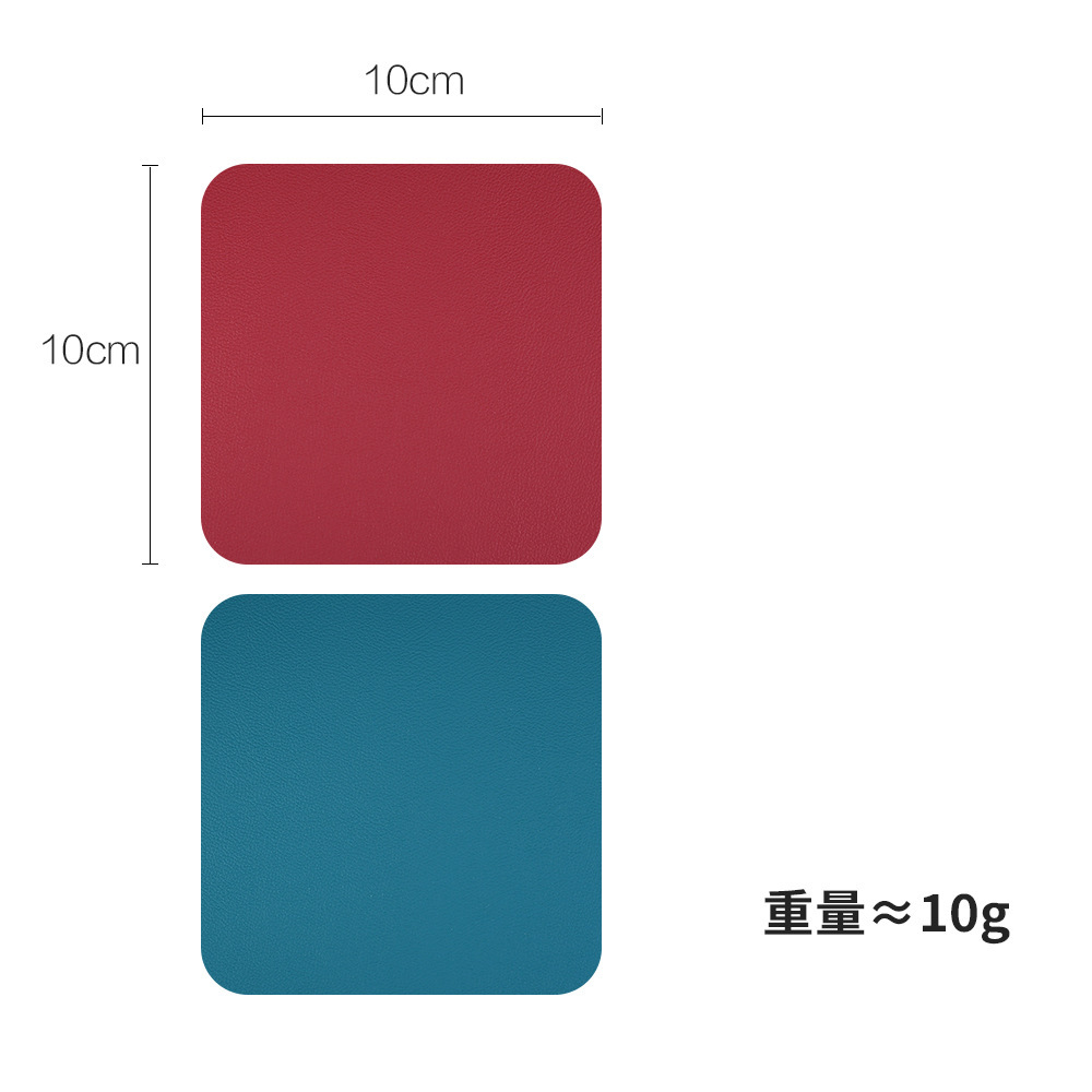 Sous-verres Rose Rouge Bleu Cobalt