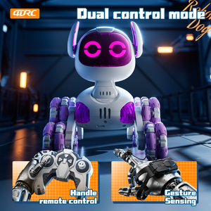 4DRC 4D-Y9 2.4g 4wd çift mod Rc Robot köpek oyuncaklar 360 ° sekiz tekerlek dublör Robot köpek oyuncaklar jest algılama uzaktan kumandalı Robot köpek - Product Image 4