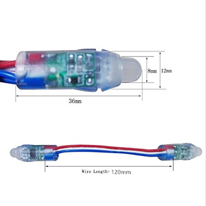 12mmLedピクセルストリングライトRGBフルカラープログラマブルDC5V12vLedモジュールピクセルライトスマートピクセルクリスマス - Product Image 2
