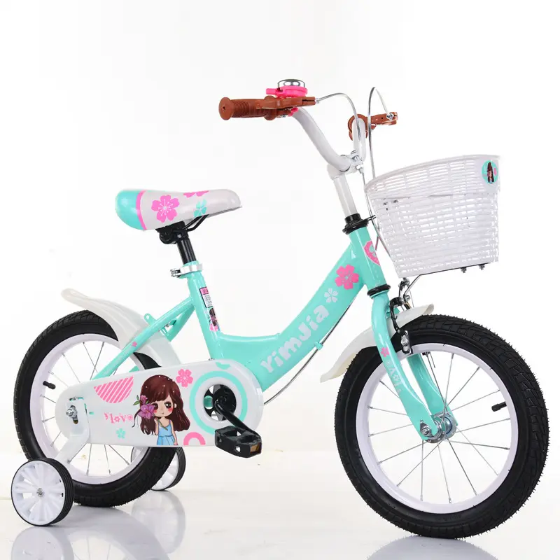 Bicicleta rosa para crianças, nova bicicleta de alta qualidade com preço direto da fábrica, bicicletas lindas para meninas, bicicleta de bebê com roda de raios