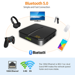 Fabrika toptan Android 11 4K TV kutusu akıllı IPTV Set Top Box çift WiFi ile Amlogic S905W2 2GB-32GB seçenekleri - Product Image 6
