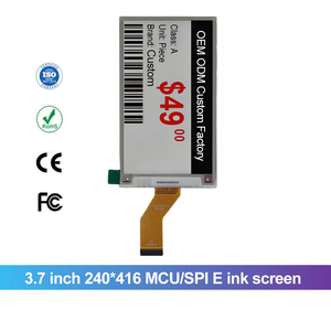 แผงวงจร OEM ขนาด3.7นิ้วโมดูลกระดาษ240X416สีดำ/ ขาว/แดง E-Ink eink หน้าจอแสดงผล SPI Support Stm32 - Product Image 4