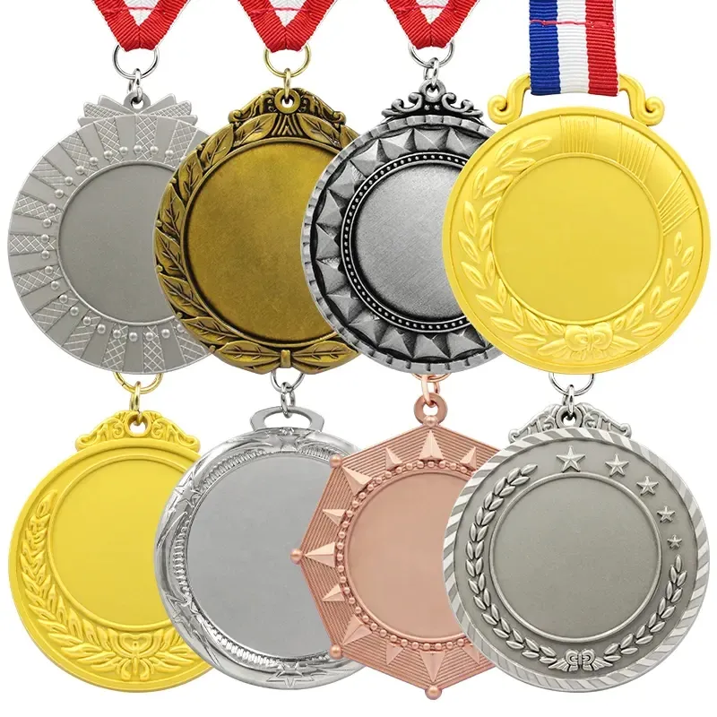 Medallas personalizadas diseño música hacer esquí montaña llavero niños Color insertar medallas para niños Cheer medalla dorada