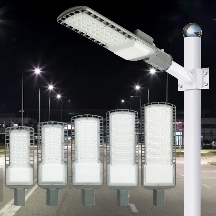 Lâmpada de rua IP66 de alumínio pública para jardim de estacionamento à prova d'água 30w 50w 100w 150w 200w