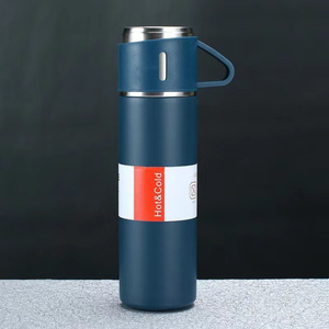 <span class=keywords><strong>0.5l</strong></span> כוסות בקבוק מים בקבוק קפה קפה ספל מתנה סט ואקום בקבוק בקבוק קיר זוגי נייד 304 נירוסטה קלאסי