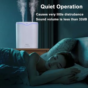 Air Humidifier Double <strong>Nozzle</strong> 2L Home Quiet Humidifier <strong>Diffuser</strong> With Color LED Light Ultrasonic Humidifier Aromatherapy <strong>Diffuser</strong> - Product Image 4
