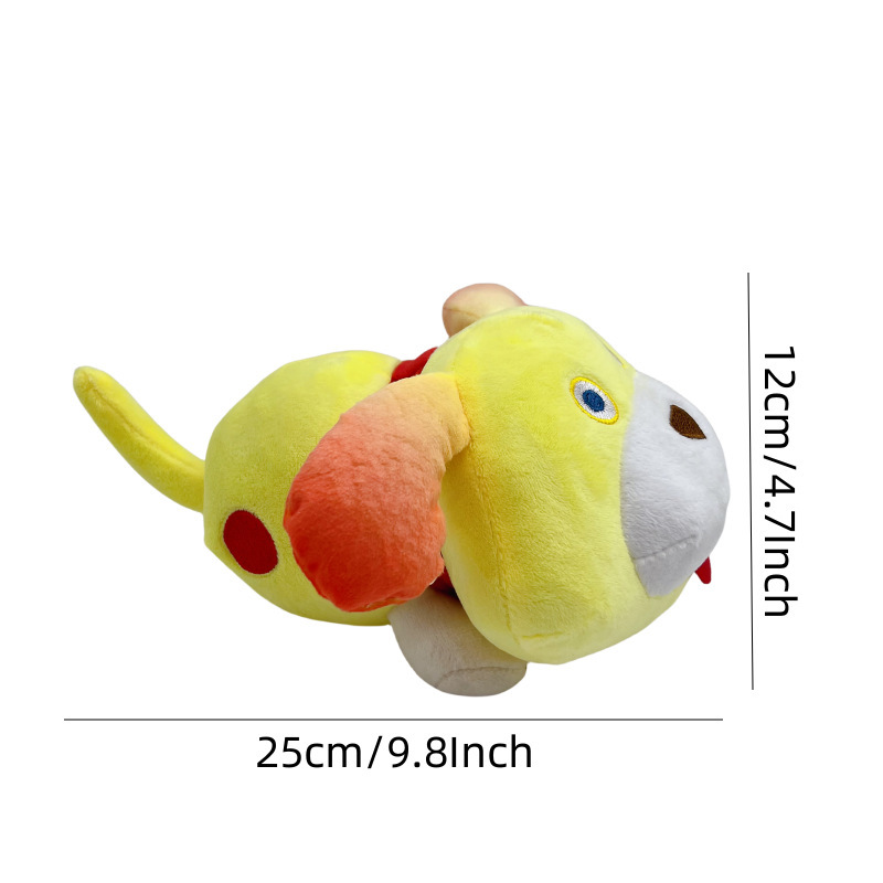 Perro pequeño amarillo.