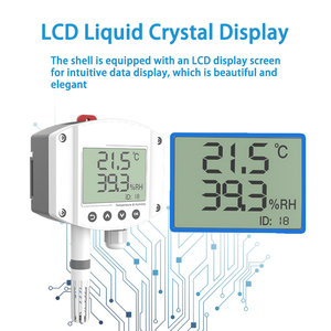 Sensor de temperatura y humedad con pantalla LCD industrial de alta precisión ZONEWU para entornos hostiles con monitoreo en tiempo real - Product Image 4