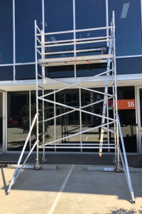 Prima, diseño moderno, andamios de aluminio móviles multifuncionales, construcción al aire libre, acero duradero con acabado galvanizado - Product Image 2