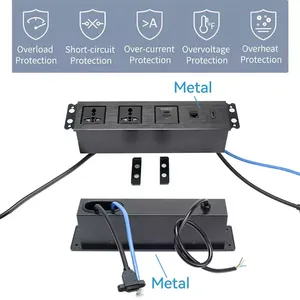 Bảng Điều Khiển Bàn Hội Nghị Đa Phương Tiện Nguồn Điện Để Bàn Đa Phương Tiện Ổ Cắm USB-C Dữ Liệu Nguồn Mô-đun Phích Cắm Tùy Chỉnh - Product Image 2