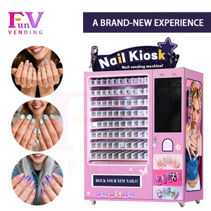 Funvending tùy chỉnh thiết kế Nail kiosk Máy bán hàng tự động móng tay tự động máy bán hàng tự động thẻ tín dụng đồng xu mã QR thanh toán - Product Image 2