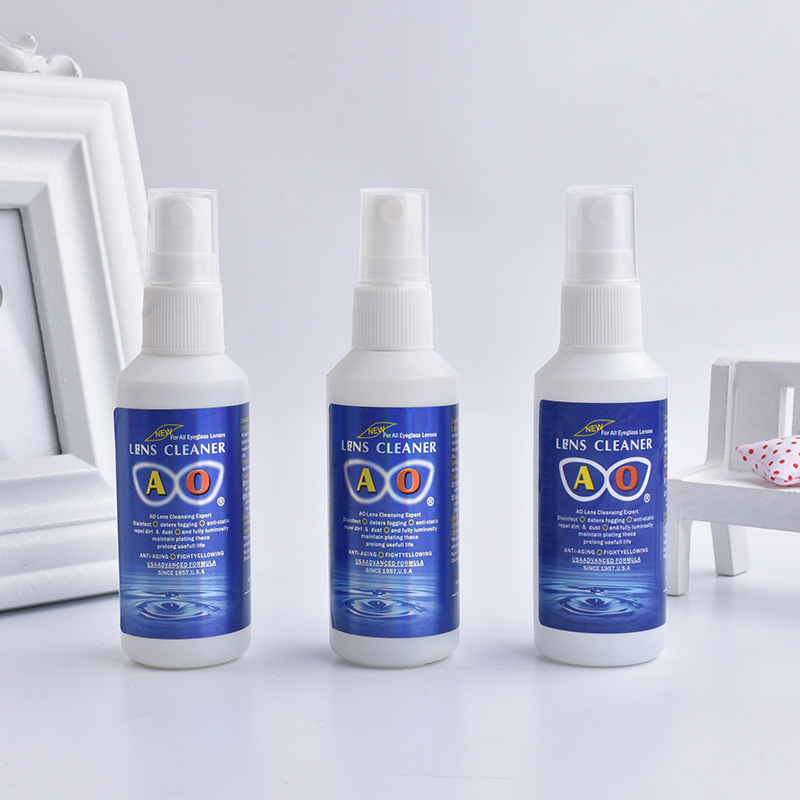 Custom logo Private Label Lens Cleaner Spray 60 ml Lens Optical Cleaning Fluid Spray