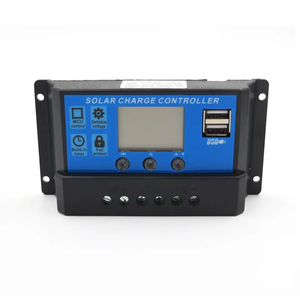 30A 12V 24V Auto lavoro PWM regolatore di carica solare con LCD doppia USB 5V uscita pannello a celle solari 500W 600W regolatore caricabatterie PV - Product Image 4