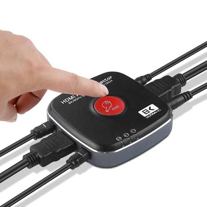 Kualitas Tinggi 8K 2.1 HDMI 2CH 5.1CH 7.1CH Audio Extractor HDMI Ke HDMI Audio Extractor 7.1 4K 120Hz 8K 60Hz untuk PS5