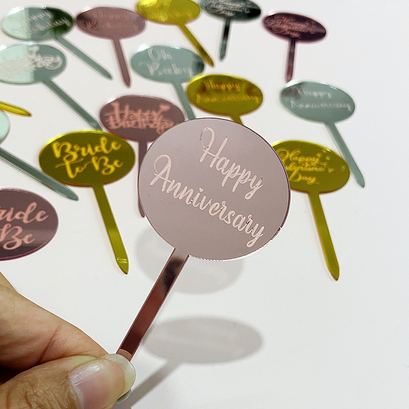 Joyeux anniversaire-or rose