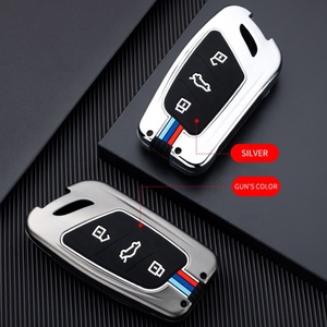 Araba uzaktan anahtar kılıfı metal silikon kabuk için MG ZS MG5 MG6 EZS EHS Roewe RX5 I5 I6 RX3 Fob koruyucu Fob aksesuarları - Product Image 6