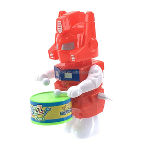 หุ่นยนต์พลาสติกไขลานแบบวินเทจหุ่นยนต์ของเล่นตกแต่งโต๊ะของขวัญ - Product Image 2
