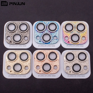 IPhone 16 için yeni Pro Max koruma çizilmeye dayanıklı elmas Glitter temperli cam kamera Lens koruyucu iPhone 15 14 13 11 - Product Image 3