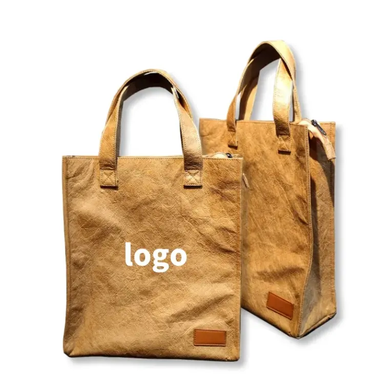 Sacs à bandoulière en Tyvek réutilisables et écologiques de voyage imperméables et lavables de plage avec logo personnalisé sac fourre-tout en papier Dupont Tyvek