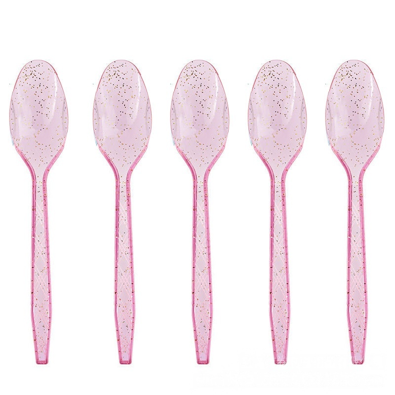 Spoon-10PCS-Pink