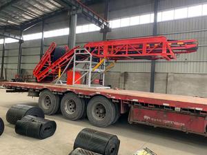 Transportador de carga de doble ala para carga de camiones/trenes, sistema automático de manejo de paquetes, altura ajustable - Product Image 4