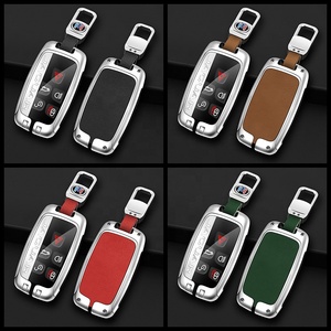 เคสกุญแจรถยนต์หนังแท้อัจฉริยะ, อุปกรณ์เสริมสำหรับ F-PACE จากัวร์ XF XJ XE XJL เคสกุญแจ F-TYPE - Product Image 5