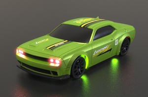 Novice-Friendly <strong>1</strong>/43 <strong>RC</strong> Drift Car <strong>Model</strong> Ready-to-Play with Lights Professional 2.4G Remote Control Toy Out of the Box - Product Image 2