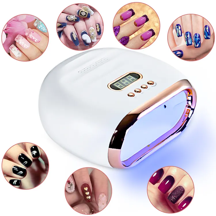 Lampe à ongles à séchage rapide et facile, 72W, Led Uv, outil pour vernis à ongles, lumière solaire, Gel uv, dispositif de Salon