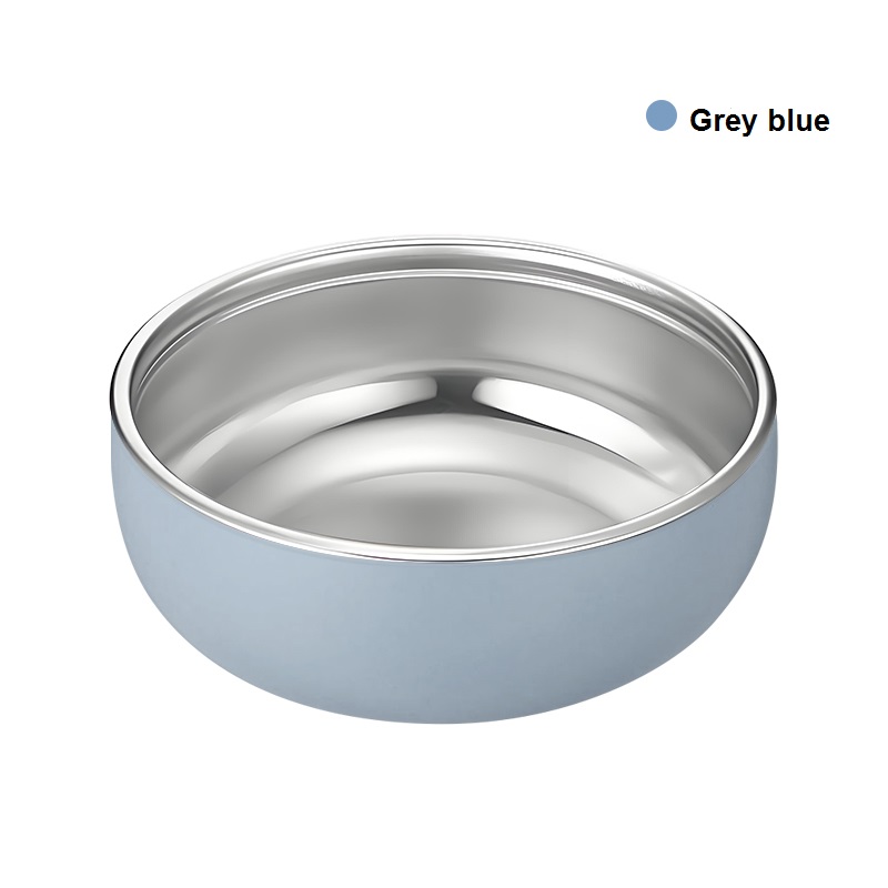 round bowl-grey blue