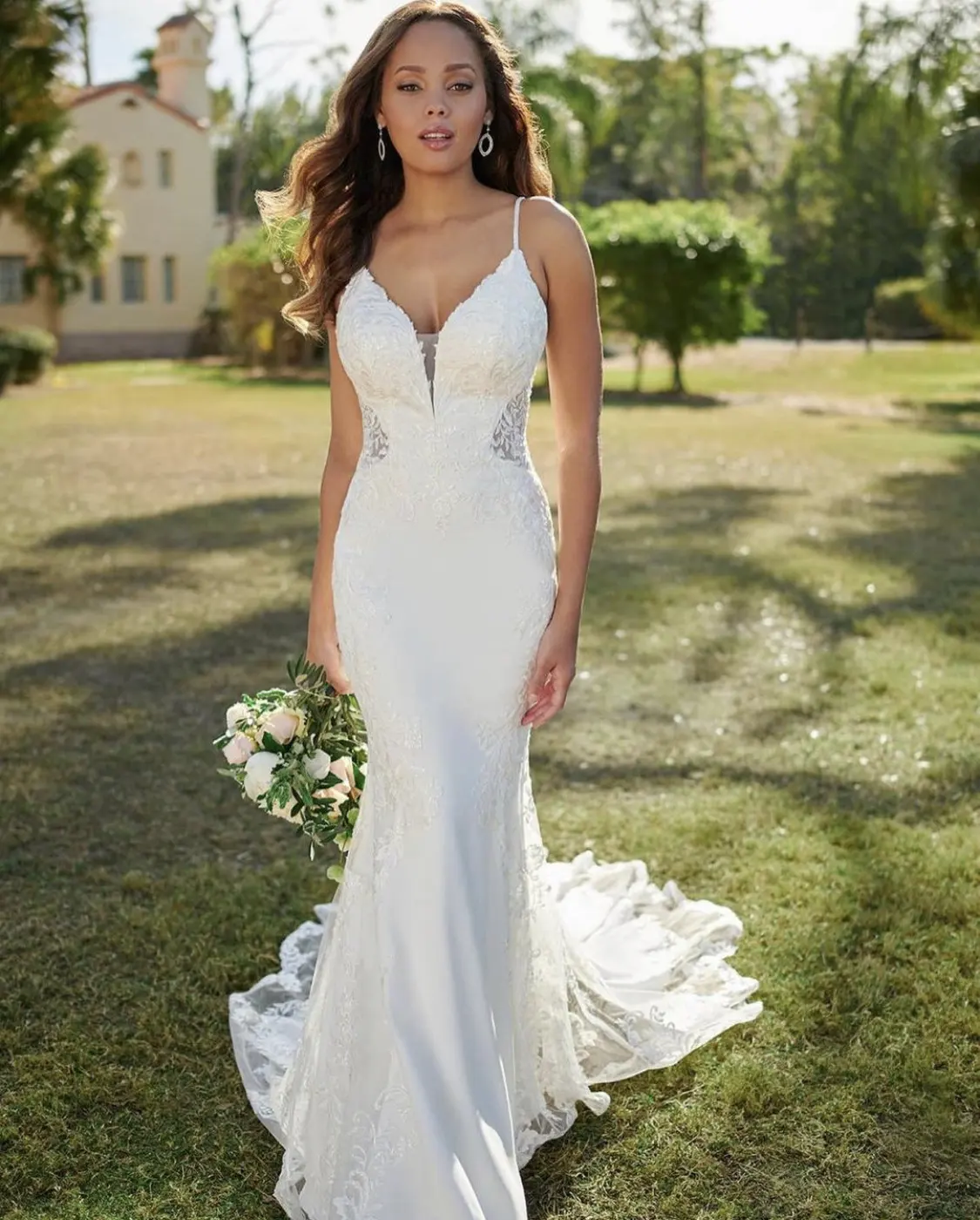 Robes de mariée sexy grande taille robe de mariée en dentelle design robe de mariée sirène élégante ivoire