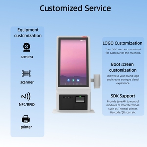 Quiosco táctil de alto rendimiento de 21,5 \ "con escáner 1D/2D NFC Bluetooth para comida rápida y cadenas minoristas Montaje lateral y función SDK - Product Image 4