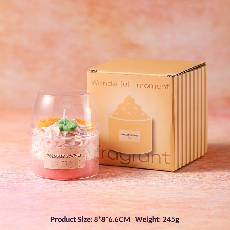 Mini Cupcake Crème Orange (Saveur : Rose)