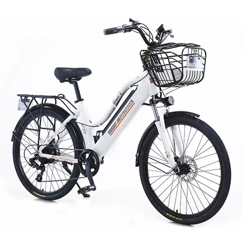 Precio de fábrica 26 pulgadas 7 velocidades 36V 350W Power Fat Tire Venta al por mayor Marco de batería E-Bike