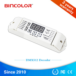 BC-834 DC12V-24V RGBW DMX decoder 4 canali DMX512 decoder controller led per striscia led - Product Image 3