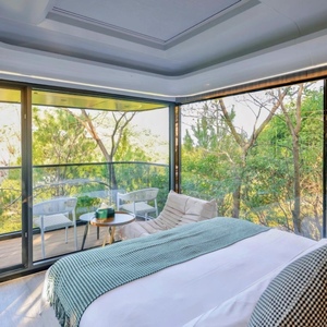 Prefabricated Mobile Modular Mini Luxury Space Capsule <strong>Residence</strong> with Bedroom Residential Office - Product Image 5