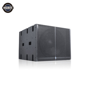 全套专业音频双10英寸线阵列扬声器 + 带麦克风和DJ混音器的18英寸低音炮音响系统