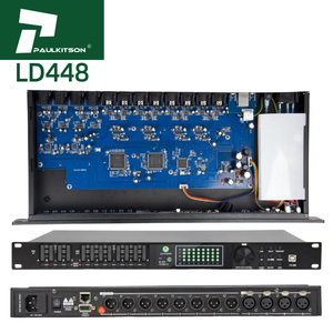 Paulkitson Procesador de audio LD448 Procesador Dsp 4in 8out Procesador de audio digital Sistema de sonido profesional Equipo de sonido de audio - Product Image 1
