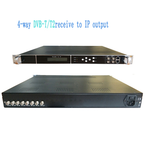 4-Channel Satellite DVB-S2 DVB-C DVB-T ATSC DTMBT ISDBT Tuner to <strong>IP</strong> Gateway for IPTV <strong>Systems</strong> - Product Image 2