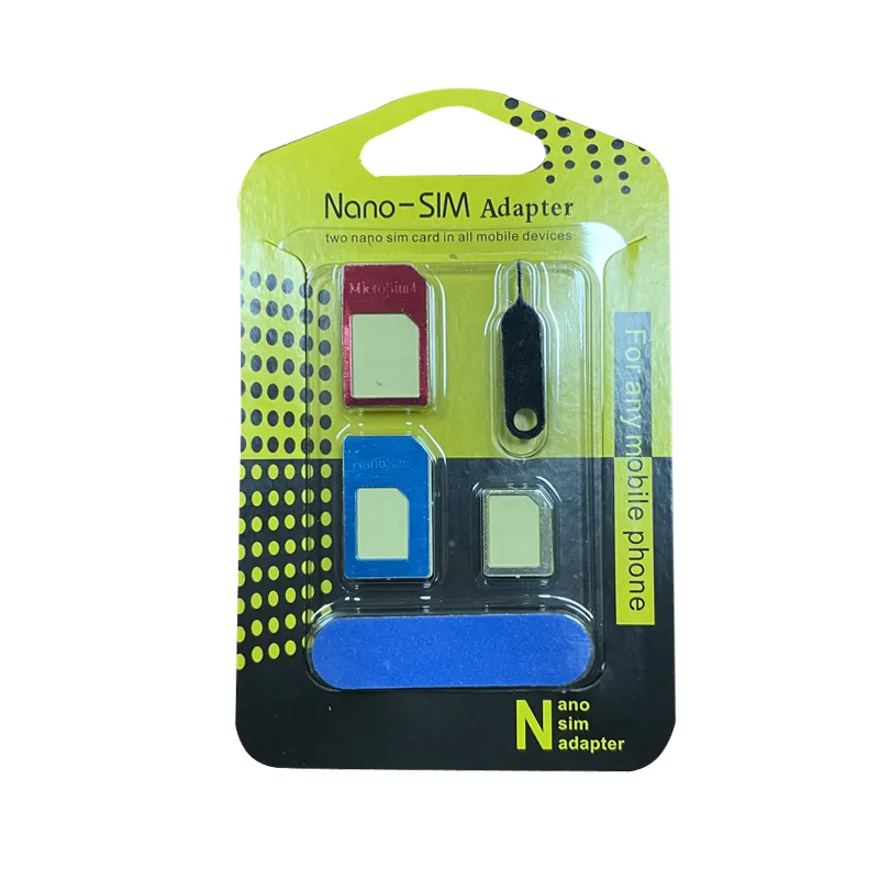 Metal tüm 4 8 in 1 Nano SIM kart dönüşüm adaptörü sim kart almak için kart pin iğne seti iphone samsung onarım araçları setleri