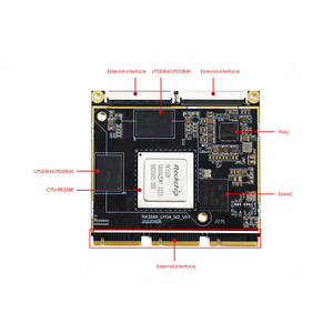 Kit de placa de desarrollo Android 12 Linux RK3588 con 4GB DDR4 32GBeMMC con WiFi de doble banda RKNN API multiplataforma disponible - Product Image 4