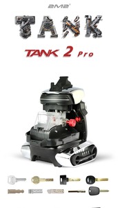 2025 2M2 TANK 2 Pro CNC Máquina cortadora de llaves Agregar llaves de casa Mul-T-lock, hoyuelo, llaves multipunto con aplicación móvil de carcasa protectora - Product Image 4