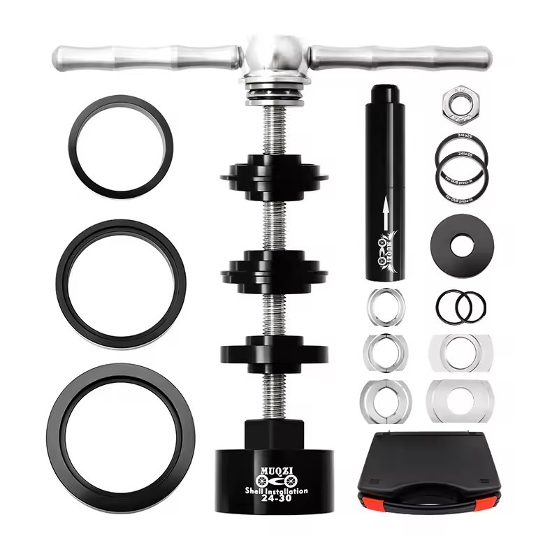 Boîte à outils à poignée en acier inoxydable version améliorée noire