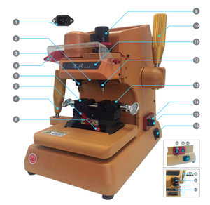 Più nuovo JingJi L1 Verticale Funzionamento della Macchina di Taglio Chiave Duplicato Che Fa La Macchina Chiave di Taglio - Product Image 4