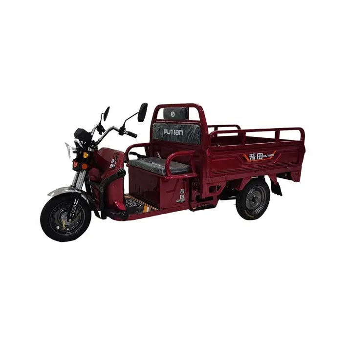 Brand New Scooter Voor Cargo Rack Hot Verkoop Driewieler Koop Kipper Volwassen Drie Wheel Zware Trike Fietstaxi Elektrische Motorfiets