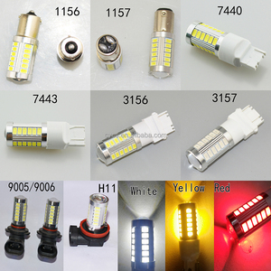 Beyaz kırmızı sarı CE 12V 33smd 33led 5630 H11 araba led sis işık