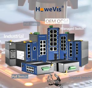 Cámara CCTV DE SEGURIDAD Cámara IP 8*2,5G Puertos RJ45 Conmutador Ethernet empresarial con puertos SFP 1*10G