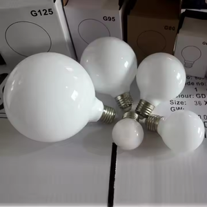 G45 G16 <strong>LED</strong> Filament Bulb <strong>12V</strong> E14 E27 <strong>E26</strong> Spherical Frosted Porcelain Bulb Dimmable Warm White 2700K 3000K <strong>LED</strong> Light Bulb - Product Image 3